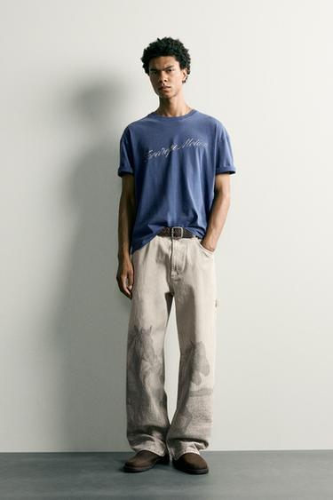 Zara 馬匹印花燈籠長褲 - 026 - 圖片 0