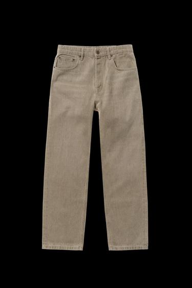 SLIM FIT STRAIGHT-LEG JEANS - Earth by Zara