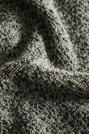 ASCIUGAMANO DA BAGNO EFFETTO MELANGE - Verde scuro di Zara