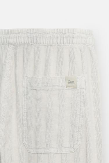 PANTALON COUPE DÉCONTRACTÉE JACQUARD - Iceberg de Zara - Image 9
