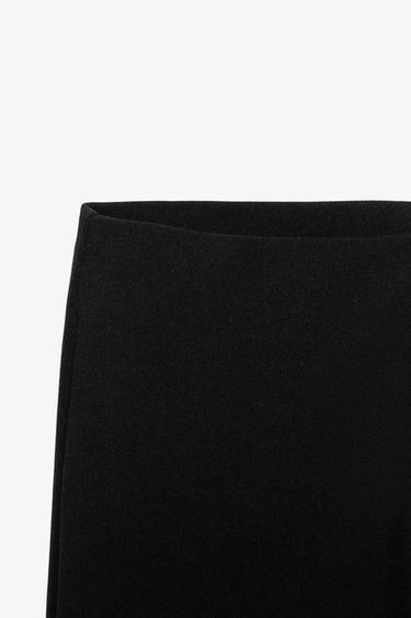 PANTALON FLARE STRETCH - Noir de Zara - Image 7