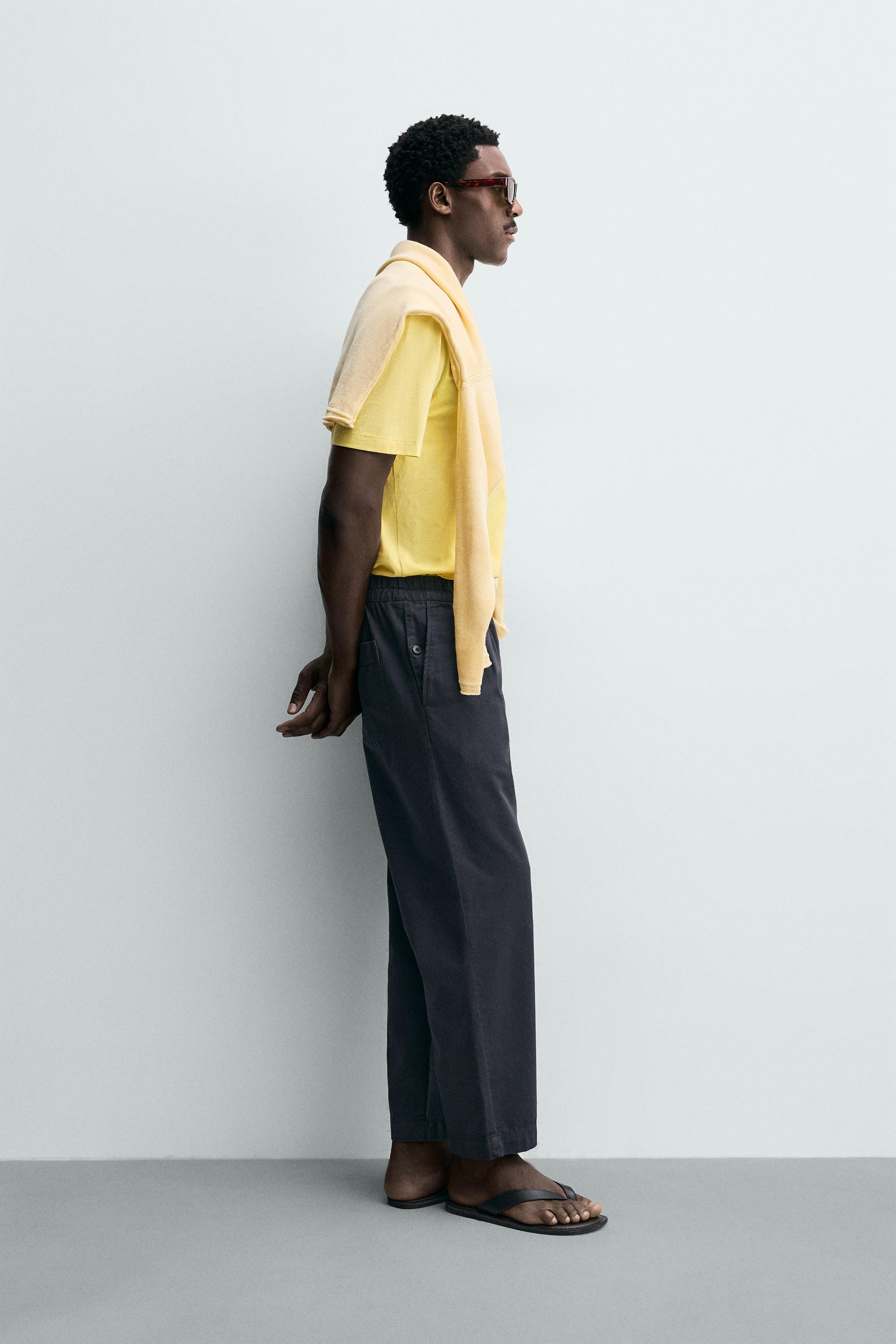 RELAXED FIT COTTON PANTS