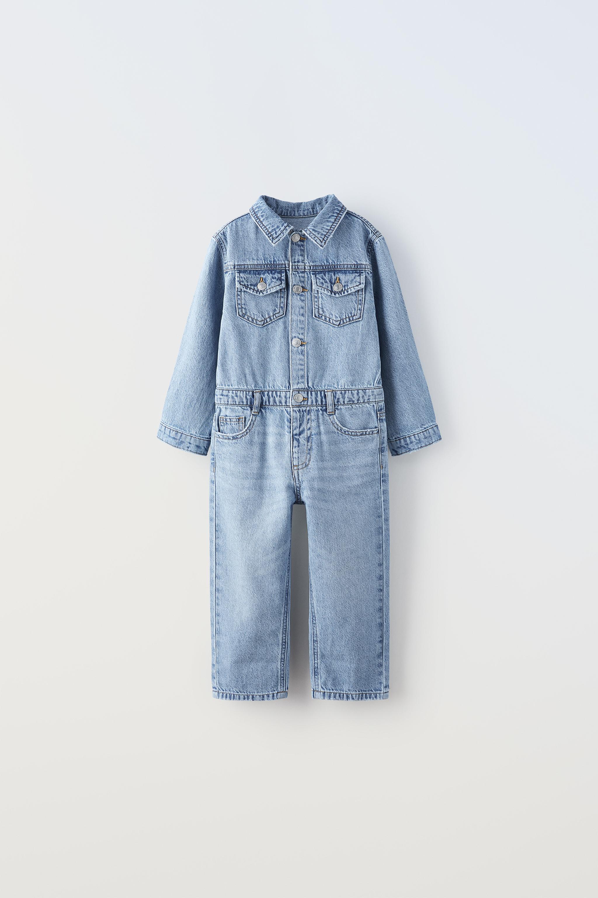 Zara denim-corset jumpsuit  White denim jumpsuit, Denim fashion