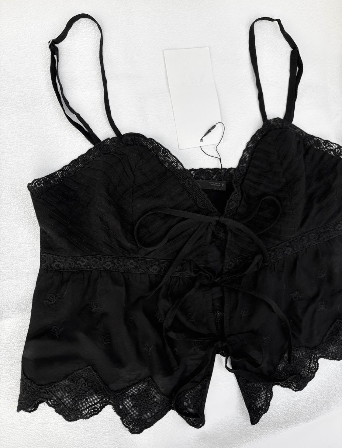 EMBROIDERED STRAPPY TOP - Image 3
