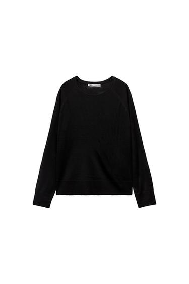 PLAIN FINE KNIT SWEATER