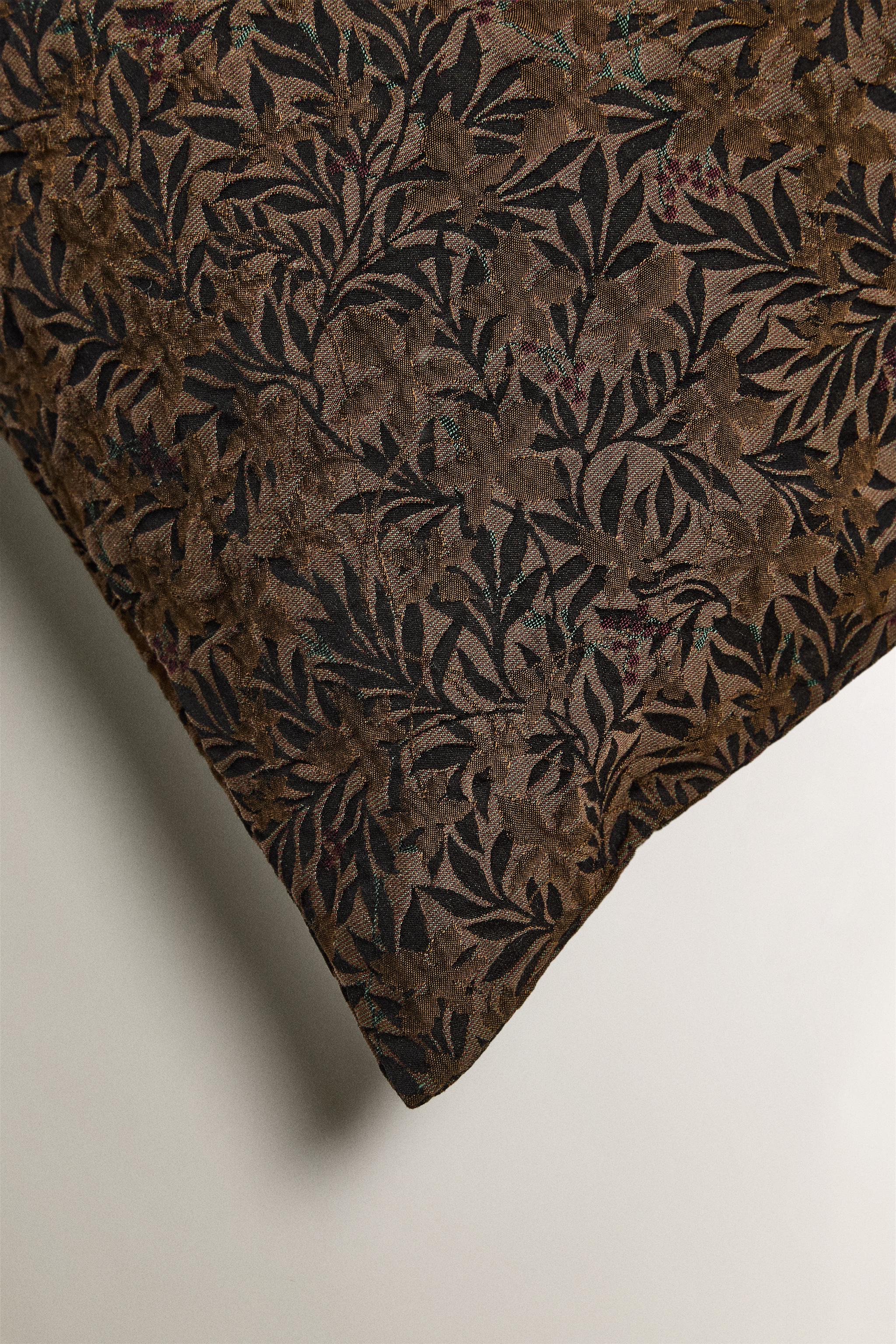 HOUSSE DE COUSSIN FLEURS