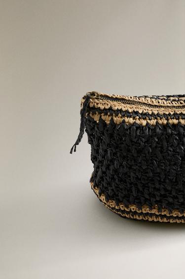 LARGE PAPER WASH BAG - Black by Zara - Image 4