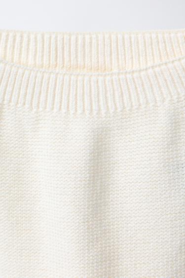 KNIT TROUSERS WITH BUNNY PATCH - Ecru by Zara - Image 2