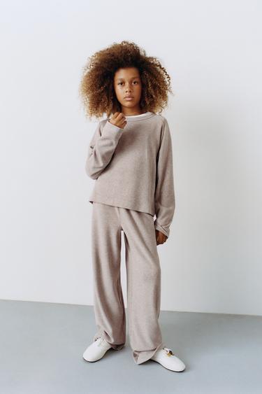 Zaras TRÖJA SOFT TOUCH - Naturfärg