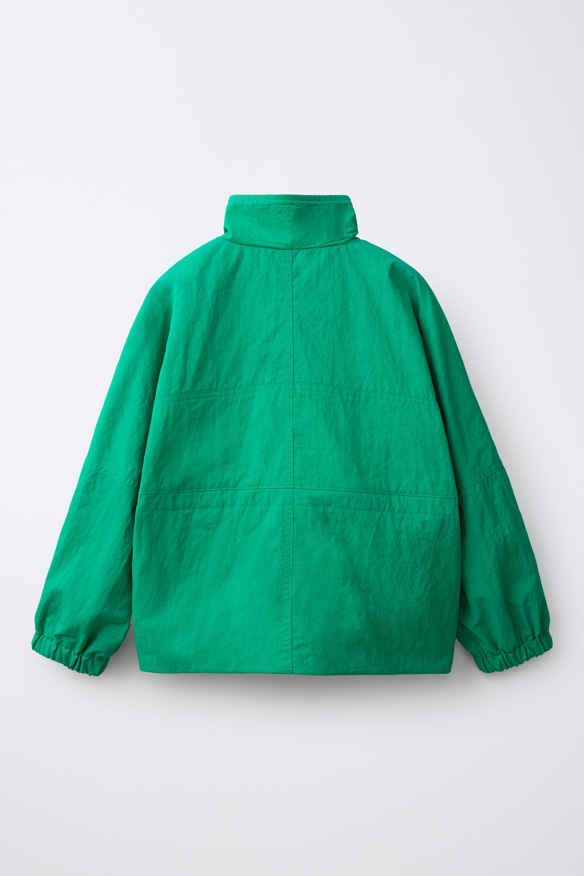 PARKA DÉPERLANTE À PLIS