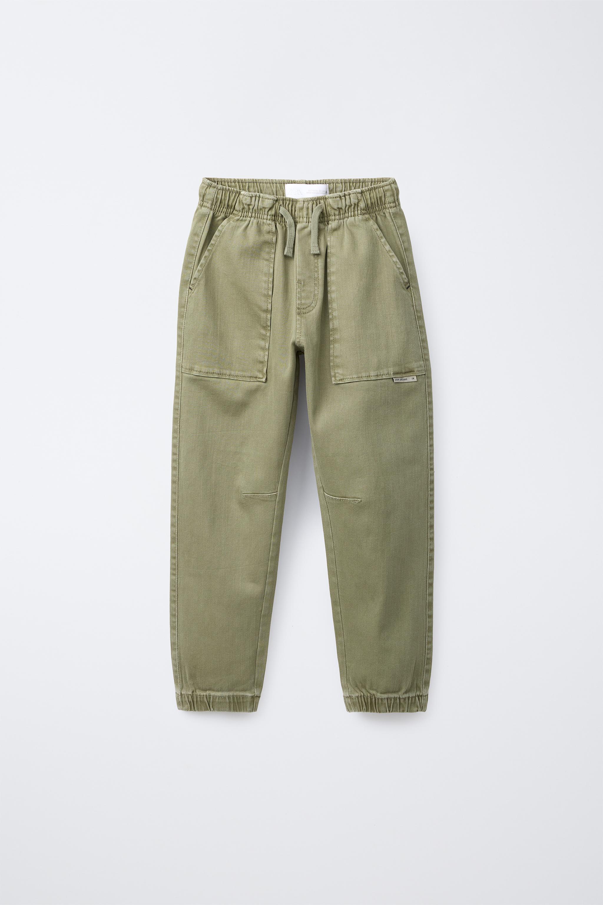 SUPER STRETCH JOGGER PANTS - Ecru | ZARA United States
