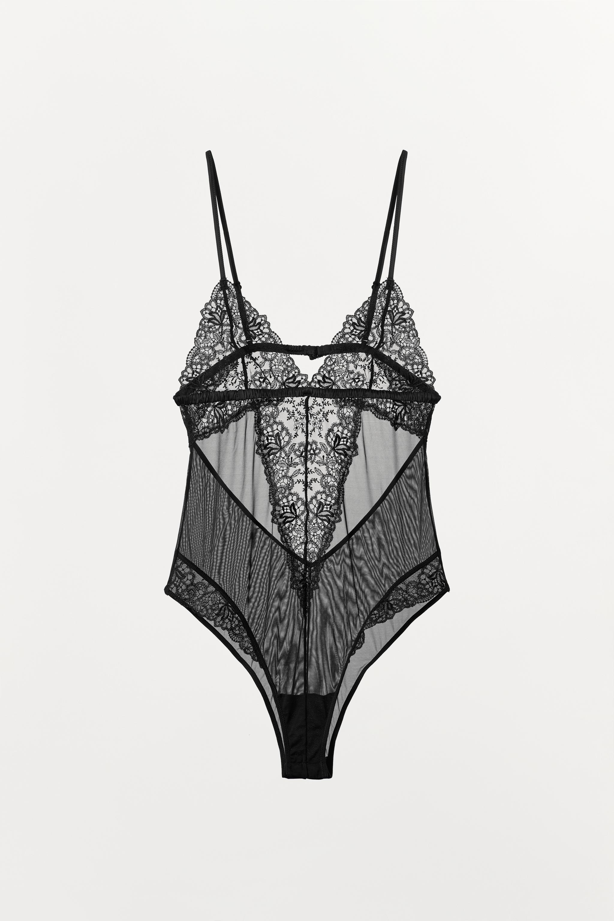 COMBINED LACE BODYSUIT