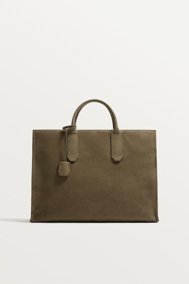 LEREN SCHOUDERTAS - Molgrijs van Zara