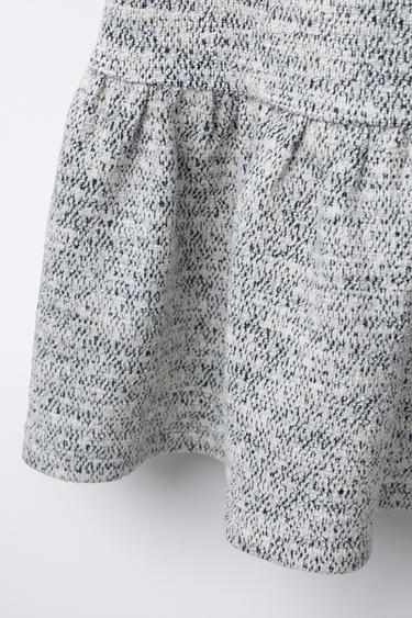 TEXTURED DRESS - Blue/White by Zara - Image 3