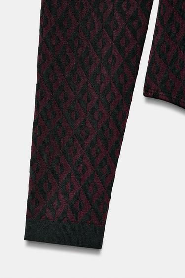 BODY JACQUARD SEAMLESS SKI COLLECTION - Bordeaux de Zara - Image 8