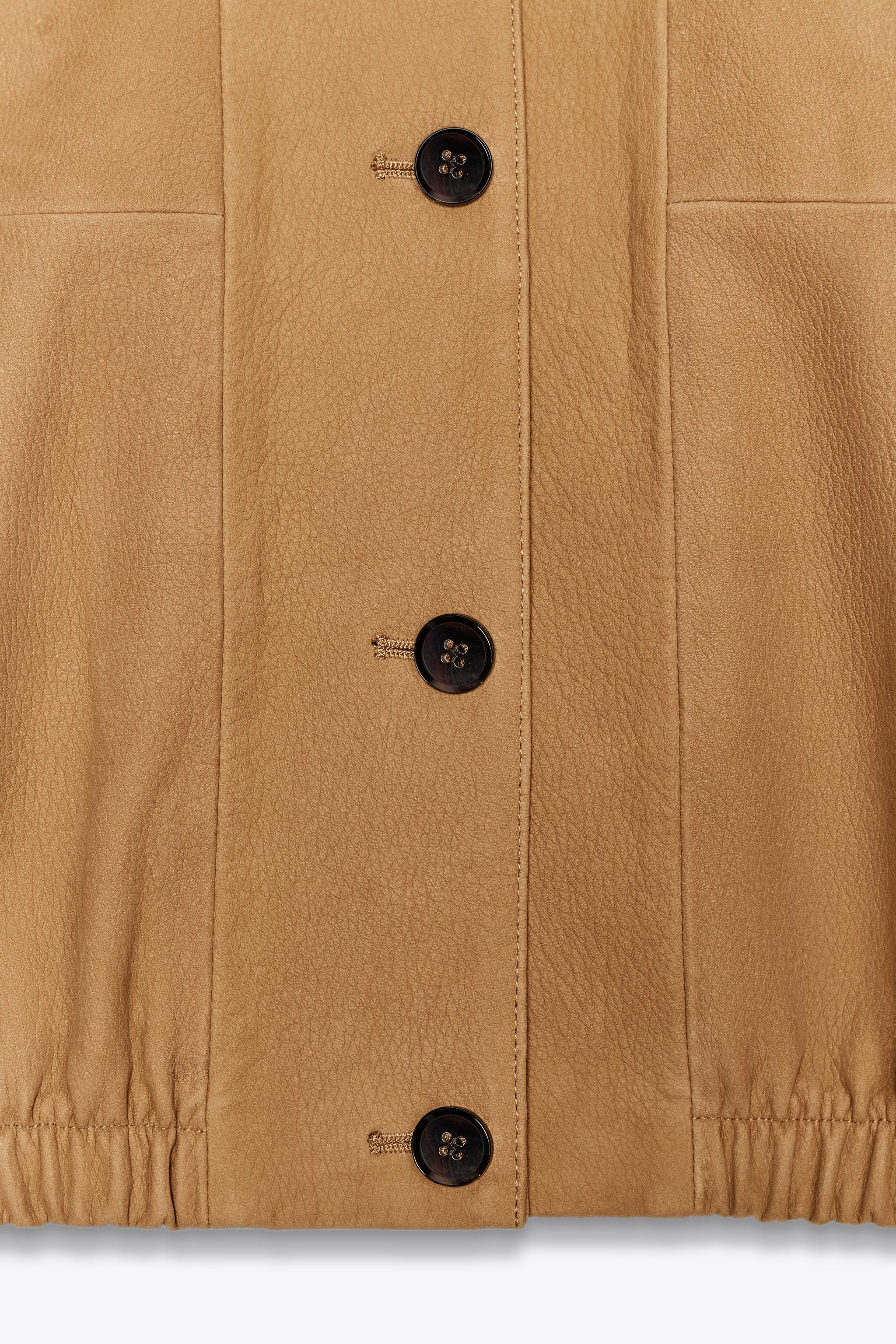 BLOUSON BOMBER EN CUIR ZW COLLECTION ÉDITION LIMITÉE