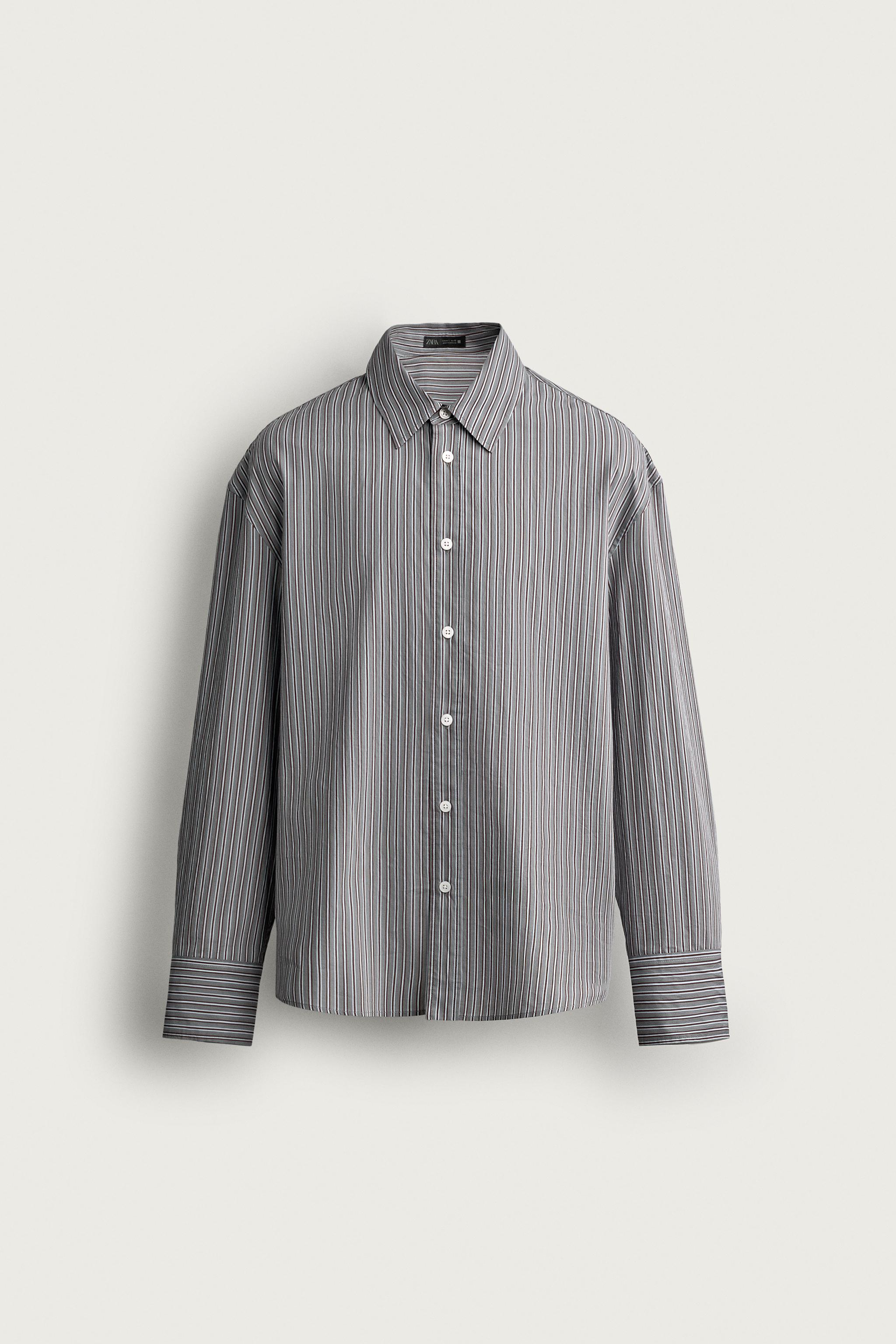 RELAXED FIT STRIPED SHIRT