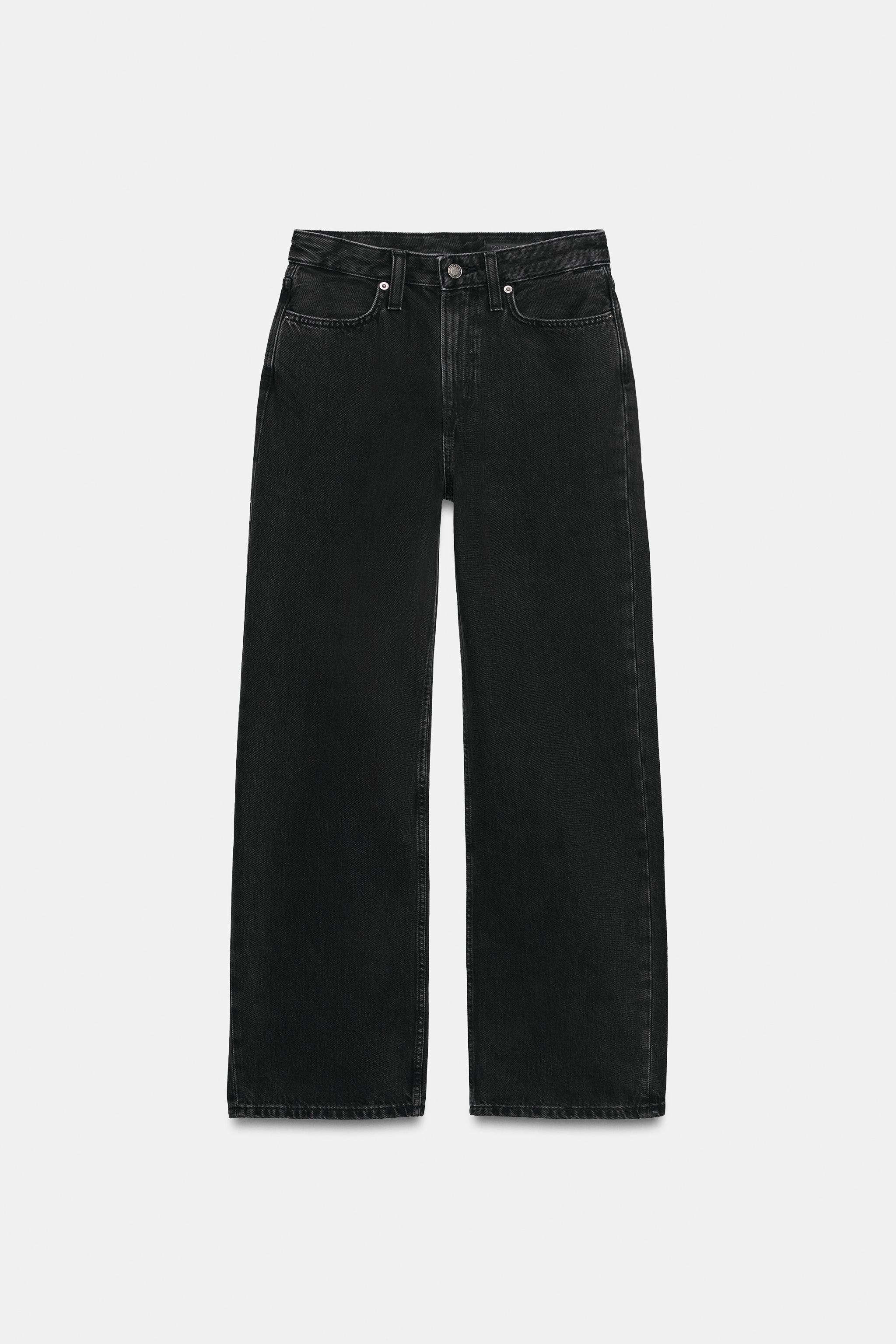 ZW COLLECTION HIGH-RISE STRAIGHT FIT JEANS