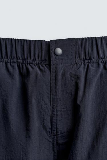 PANTALON TECHNIQUE COUPE DÉCONTRACTÉE - Bleu délavé de Zara - Image 6