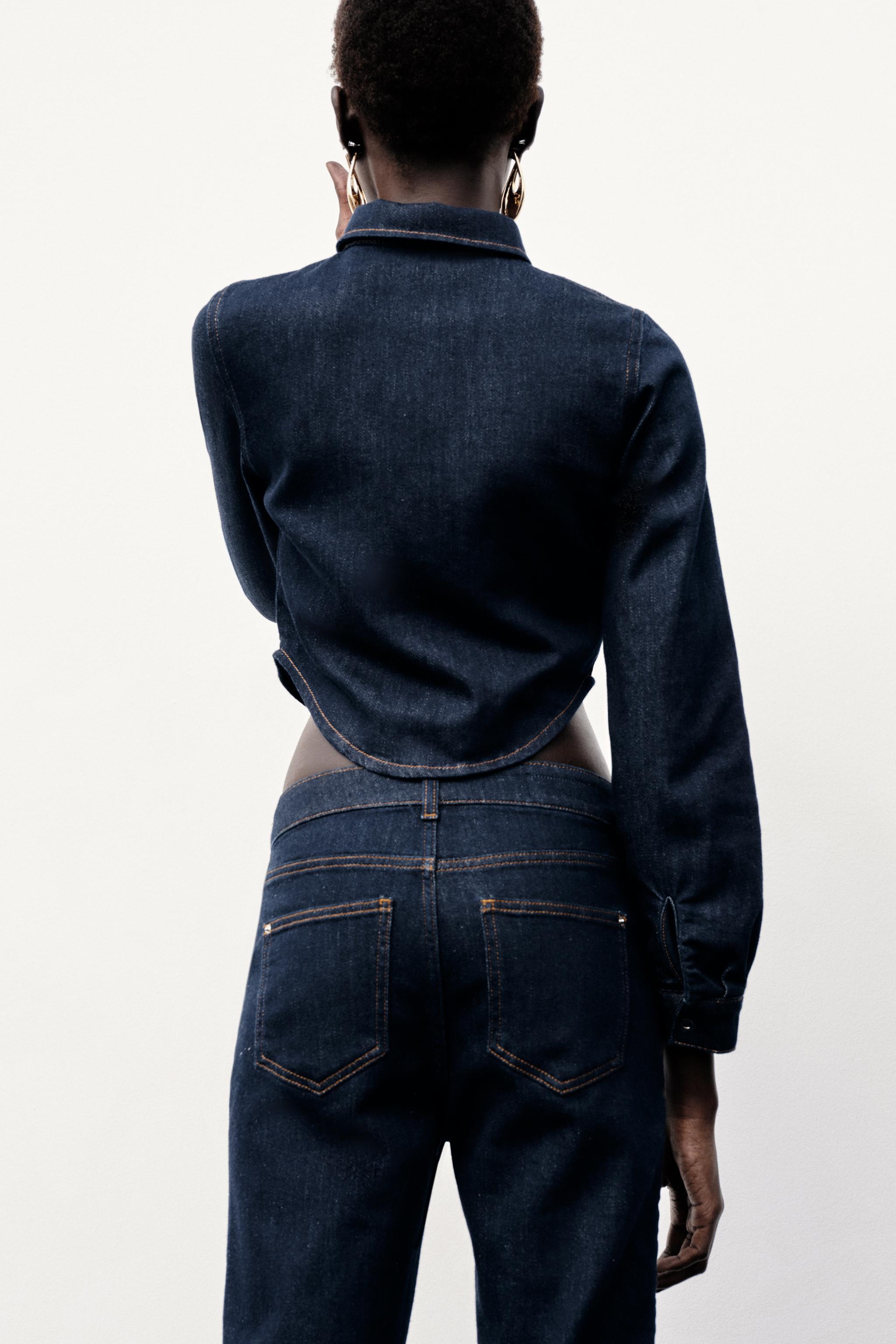 CROPPED Z1975 DENIM SHIRT