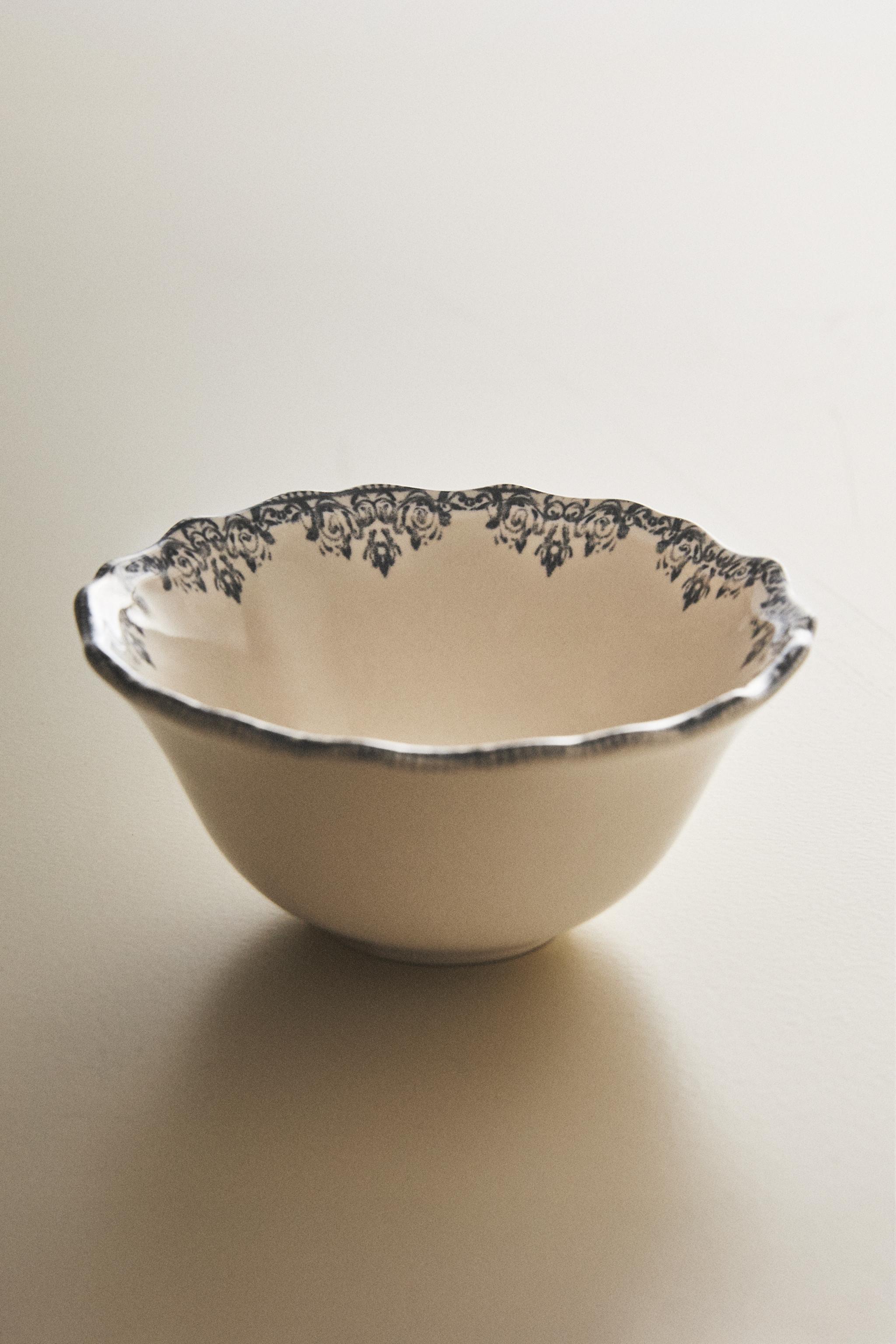MINI DESSERT BOWL WITH PLACED DESIGN