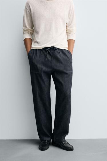 JEANS JOGGER RELAX FIT - Índigo de Zara