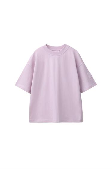 GARMENT DYE T-SHIRT - Light lilac by Zara