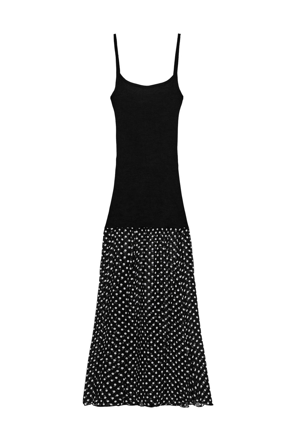 POLKA DOT COMBINATION DRESS - image 3