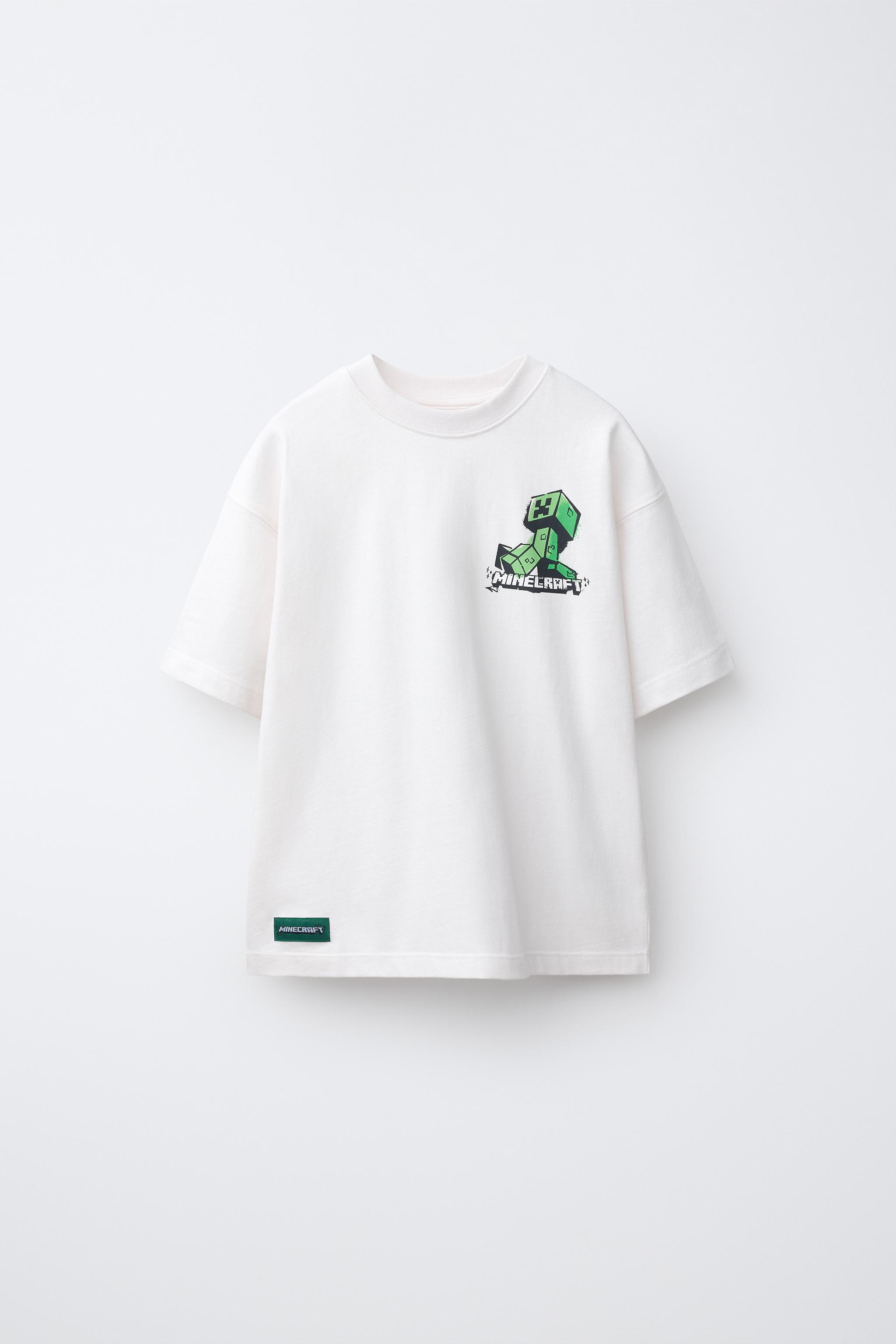 MINECRAFT © MOJANG AB. T-SHIRT — White