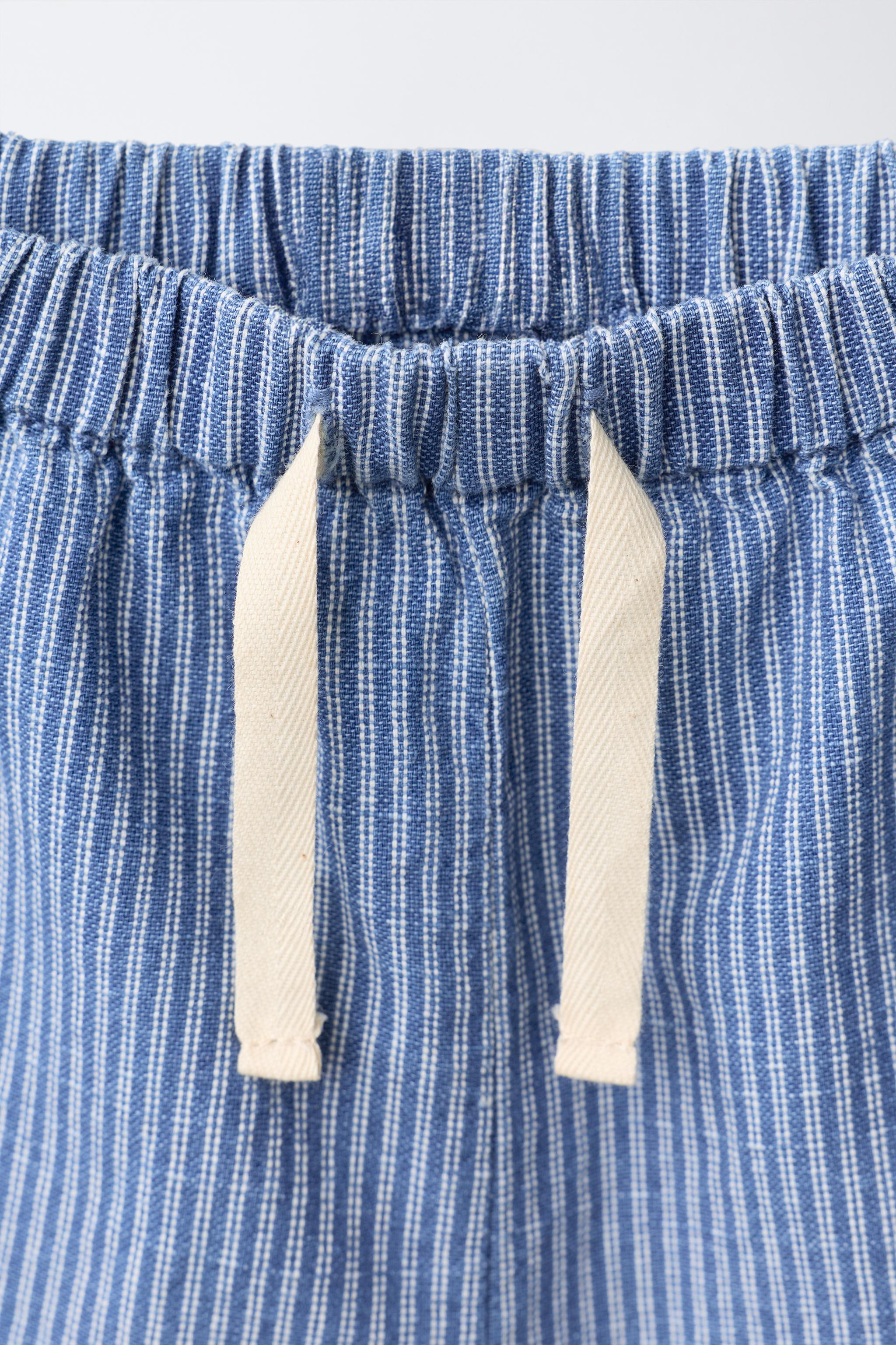 Детские шорты Zara STRIPED SHORTS — фото 4