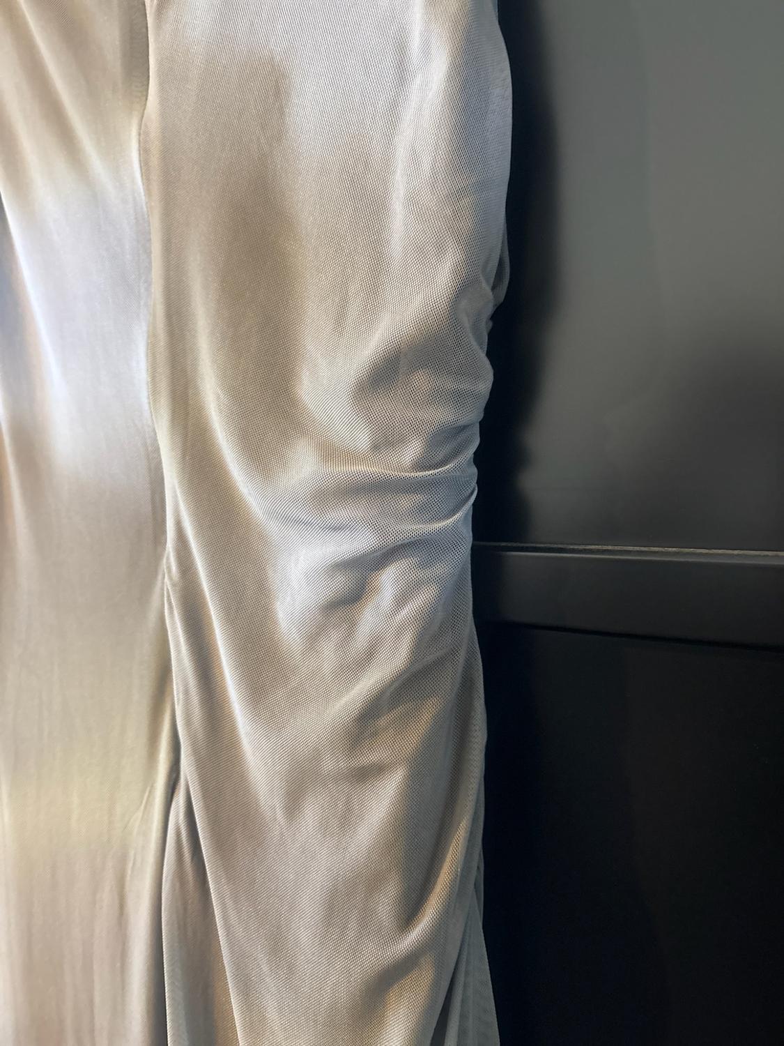 DRAPED MIDI DRESS - Image 4