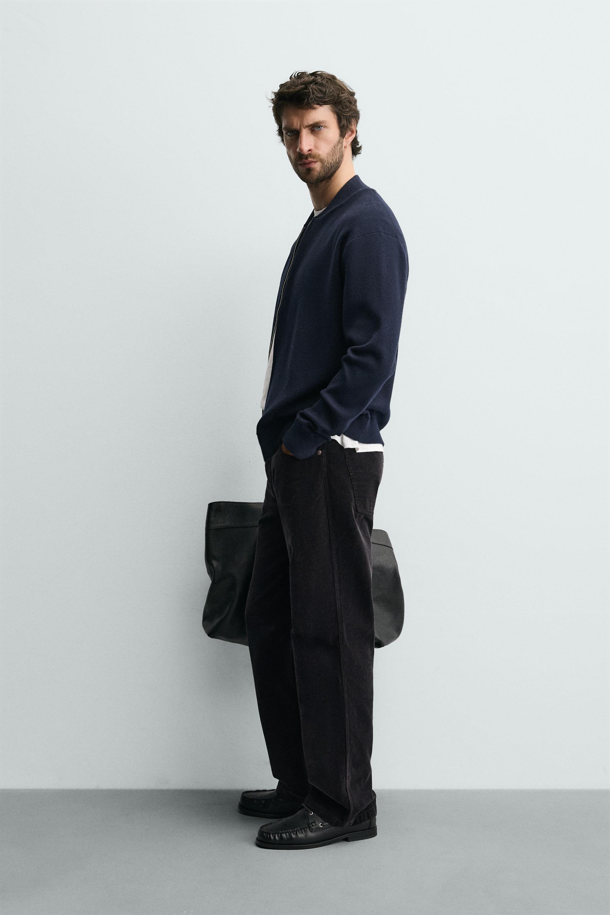 COTTON BLEND KNIT JACKET