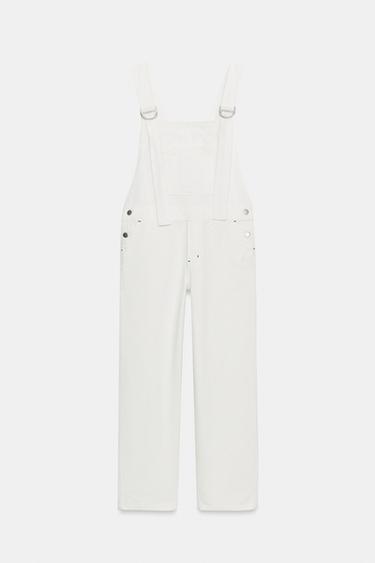 COMBINAISON EN DENIM ZW COLLECTION - Blanc de Zara - Image 9