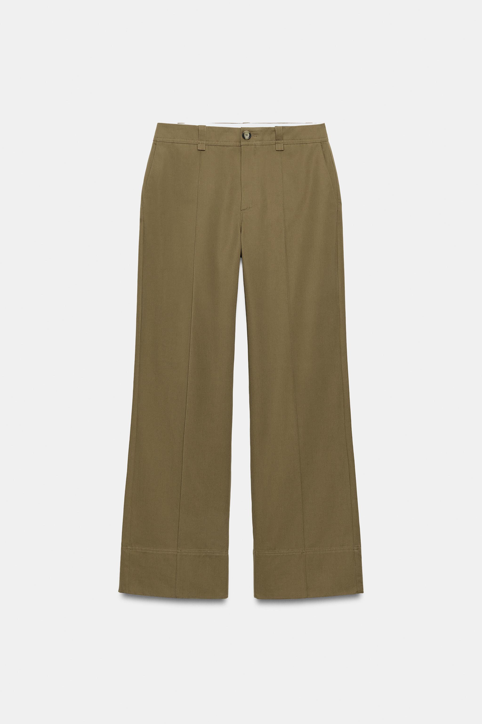 BOOTCUT SEAM DETAIL PANTS