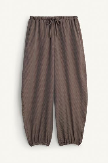 ΠΑΝΤΕΛΟΝΙ BALLOON FIT ΡΙΓΕ ΒΙΣΚΟΖΗ - ΚΟΥΠΡΟ - ΡΙΓΕ του Zara