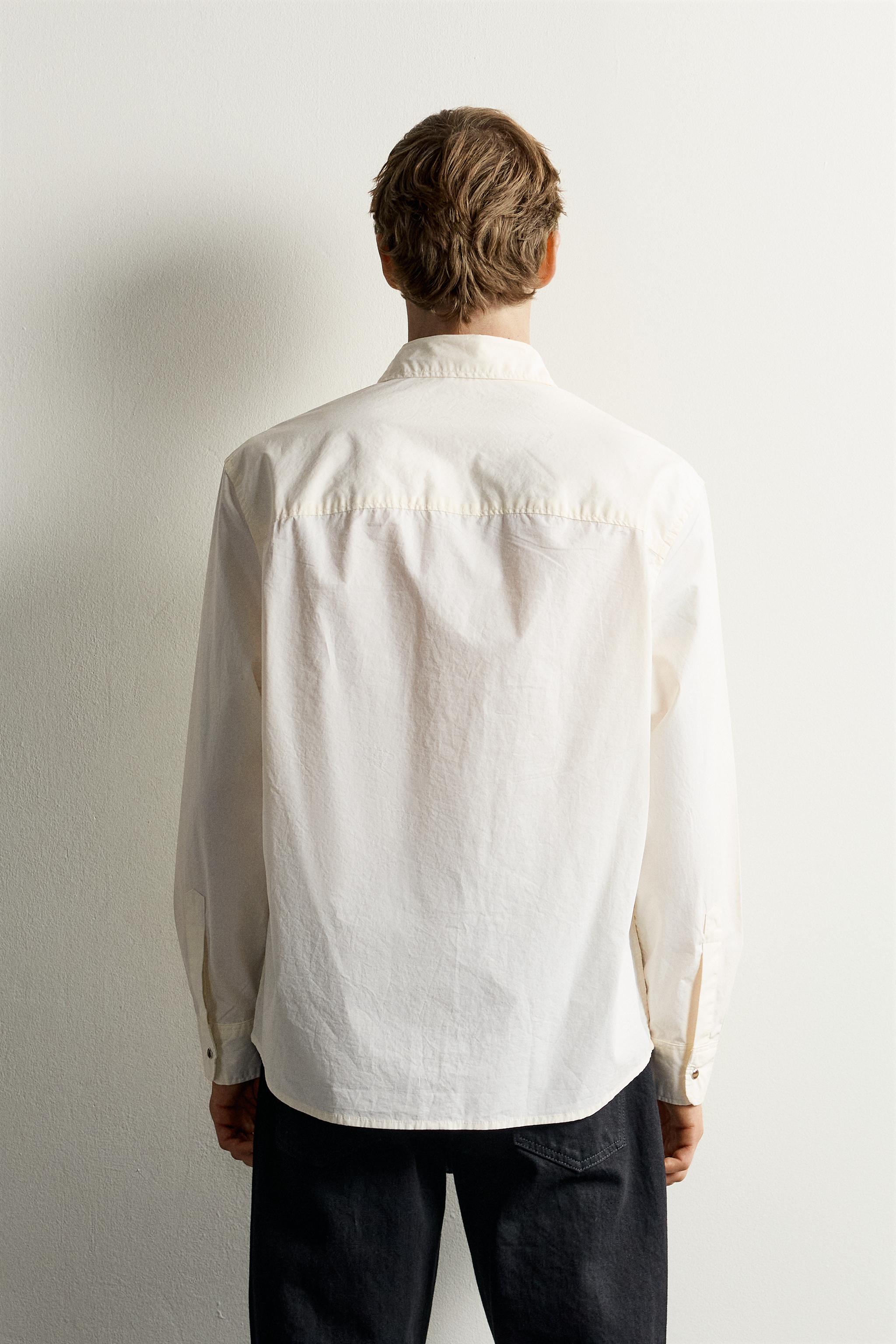 CHEMISE COUPE DÉCONTRACTÉE À POCHES