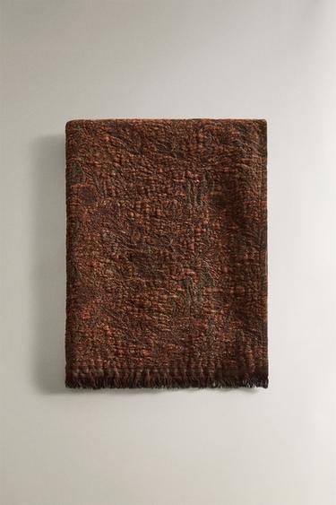 CHENILLE JACQUARD THROW - Pink by Zara - Image 3