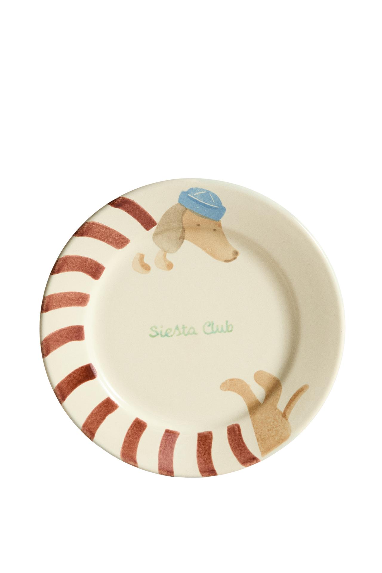 CHILDREN'S CERAMIC DOGGY PLATE