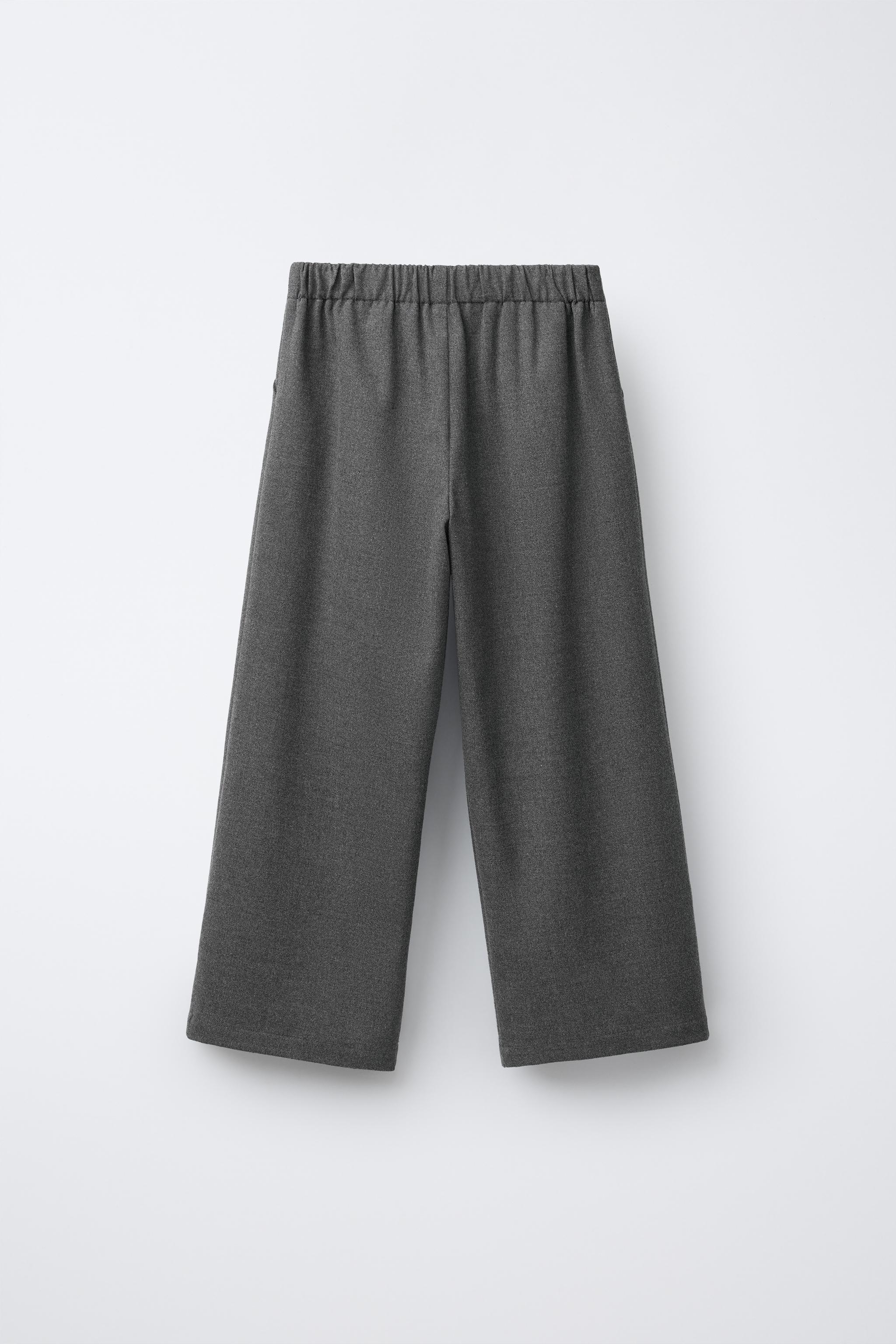 PLEATED SUIT PANTS