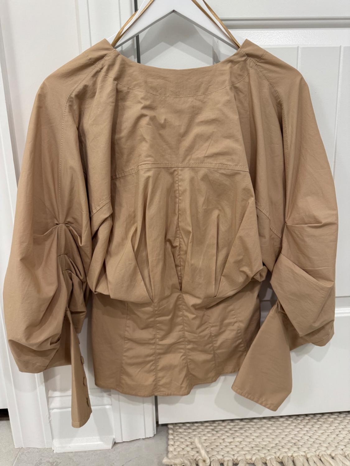 BEIGE BLOUSE WITH CORSET - Image 3