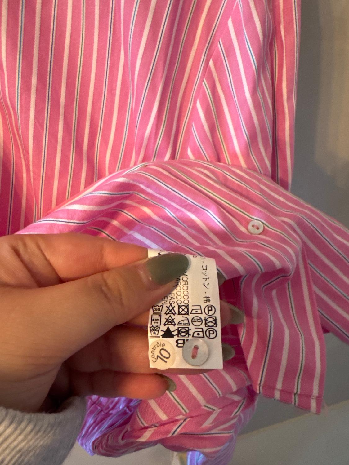 CAMISA RAYAS ASIMÉTRICA - Image 3