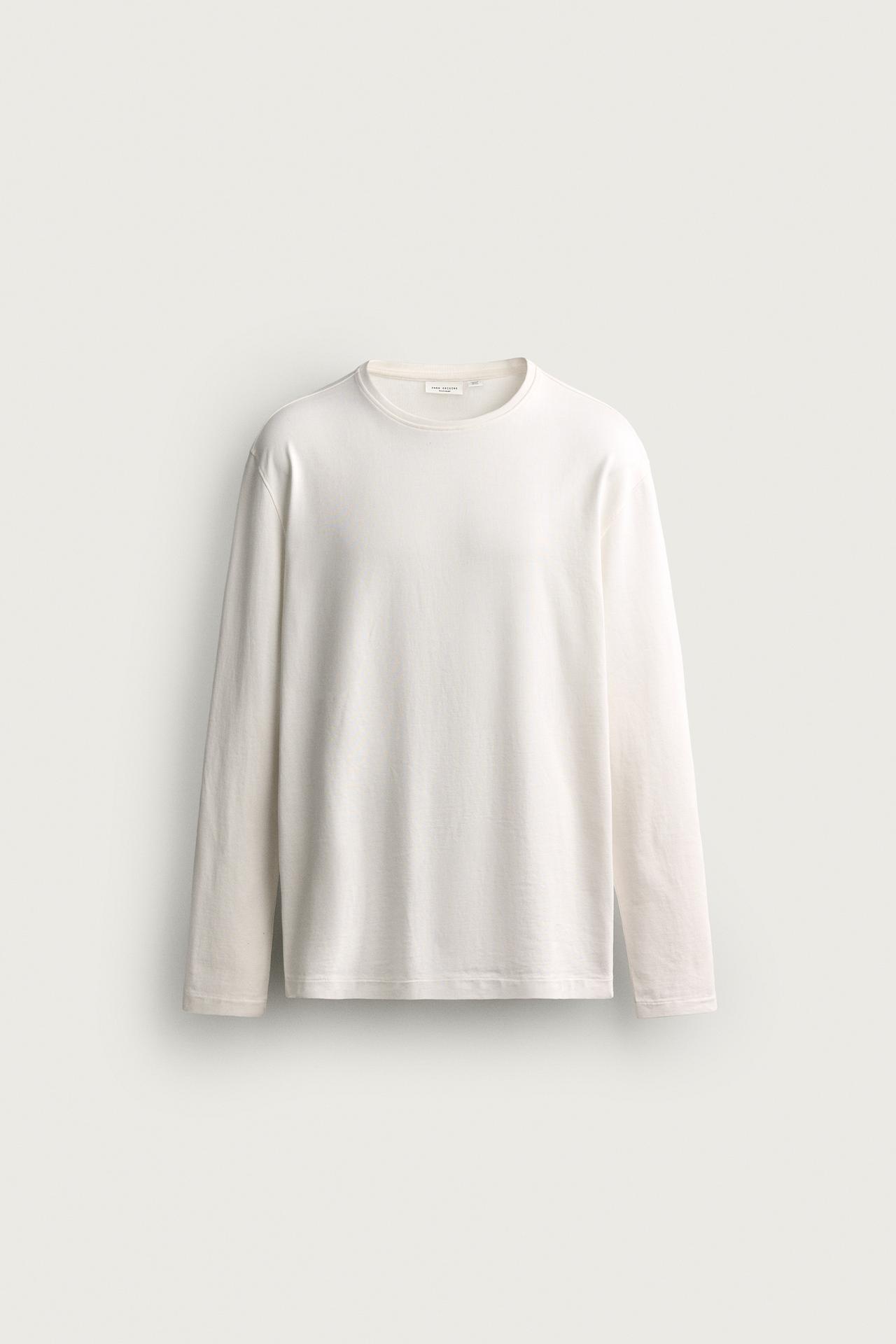 SUPIMA® LONG SLEEVE T-SHIRT — White