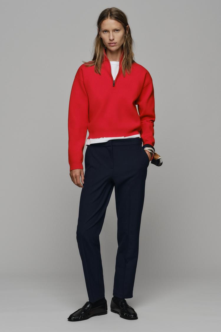 Jersey punto cremallera