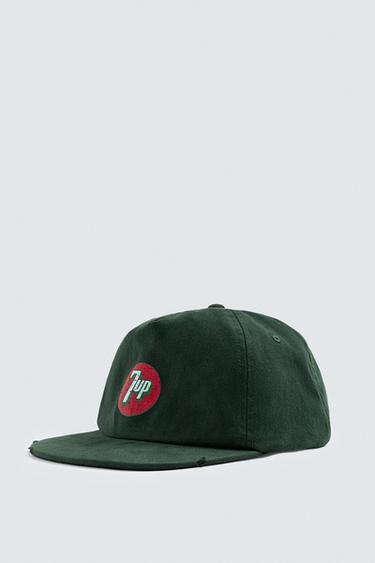 7UP © PEPSICO PRINT CAP - Green by Zara