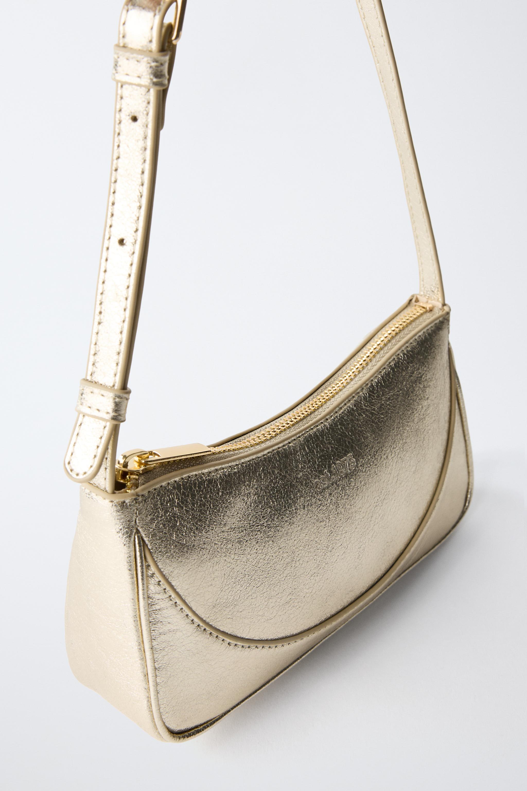 Детские сумки Zara METALLIC CROSSBODY — фото 3