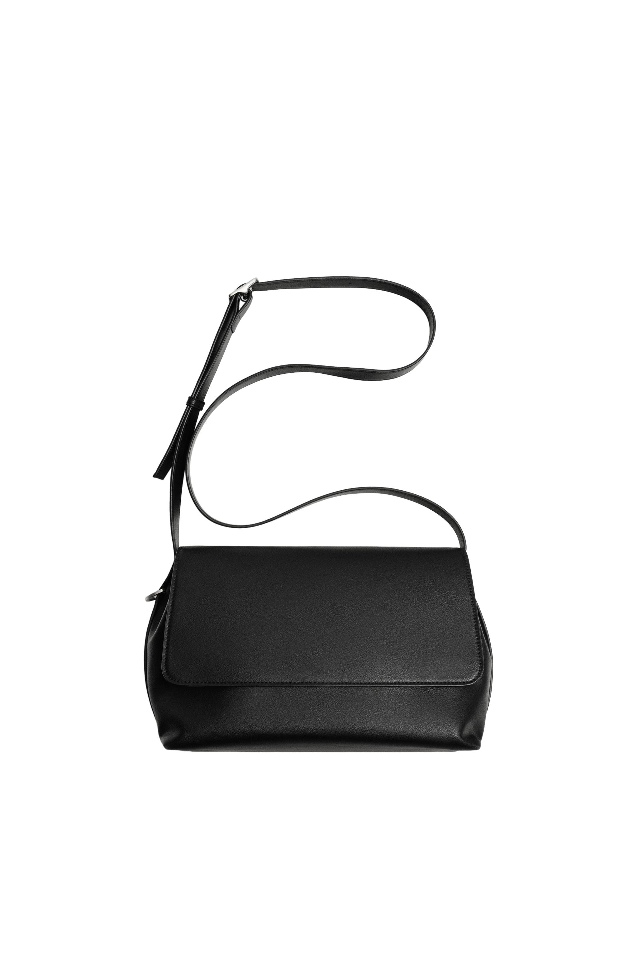 フラップ クロスボディバッグ - ブラック | ZARA Japan / 日本