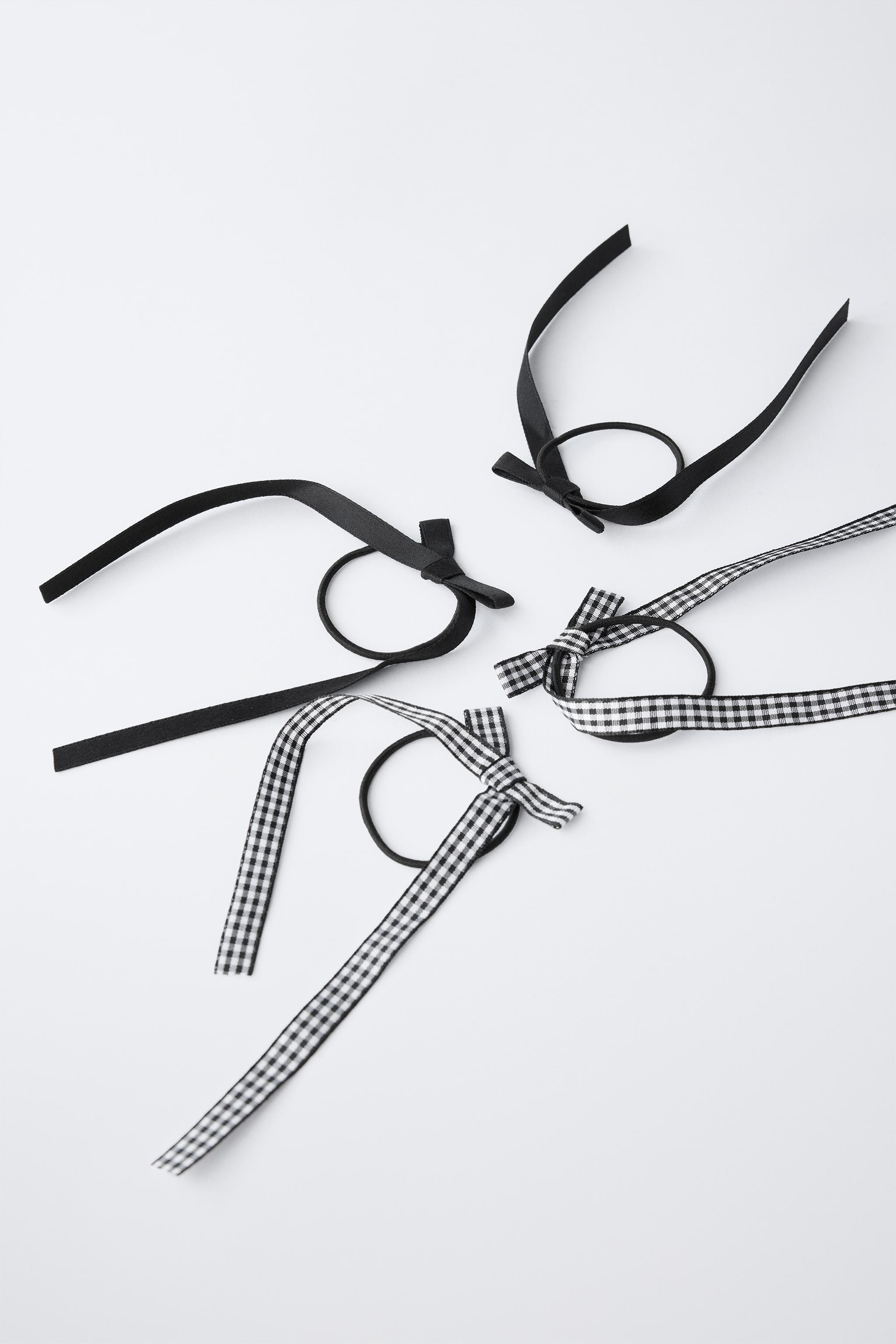 jamk♡97様　ヘアゴム 【2セット計4つ】 ヘアゴム ポニー kirakira star リボン サテン ヘアアクセサリー