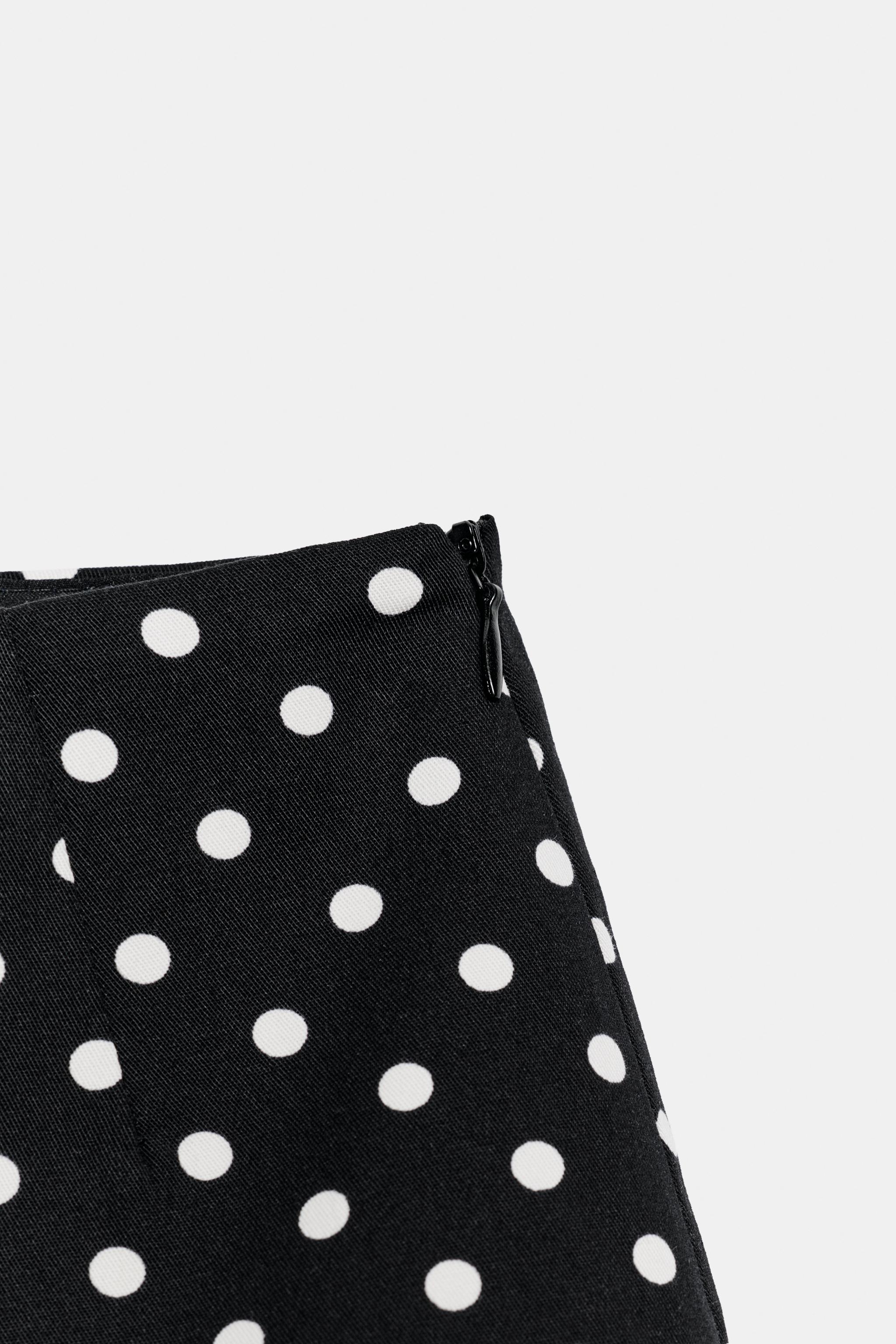 HIGH-WAISTED POLKA DOT SHORTS