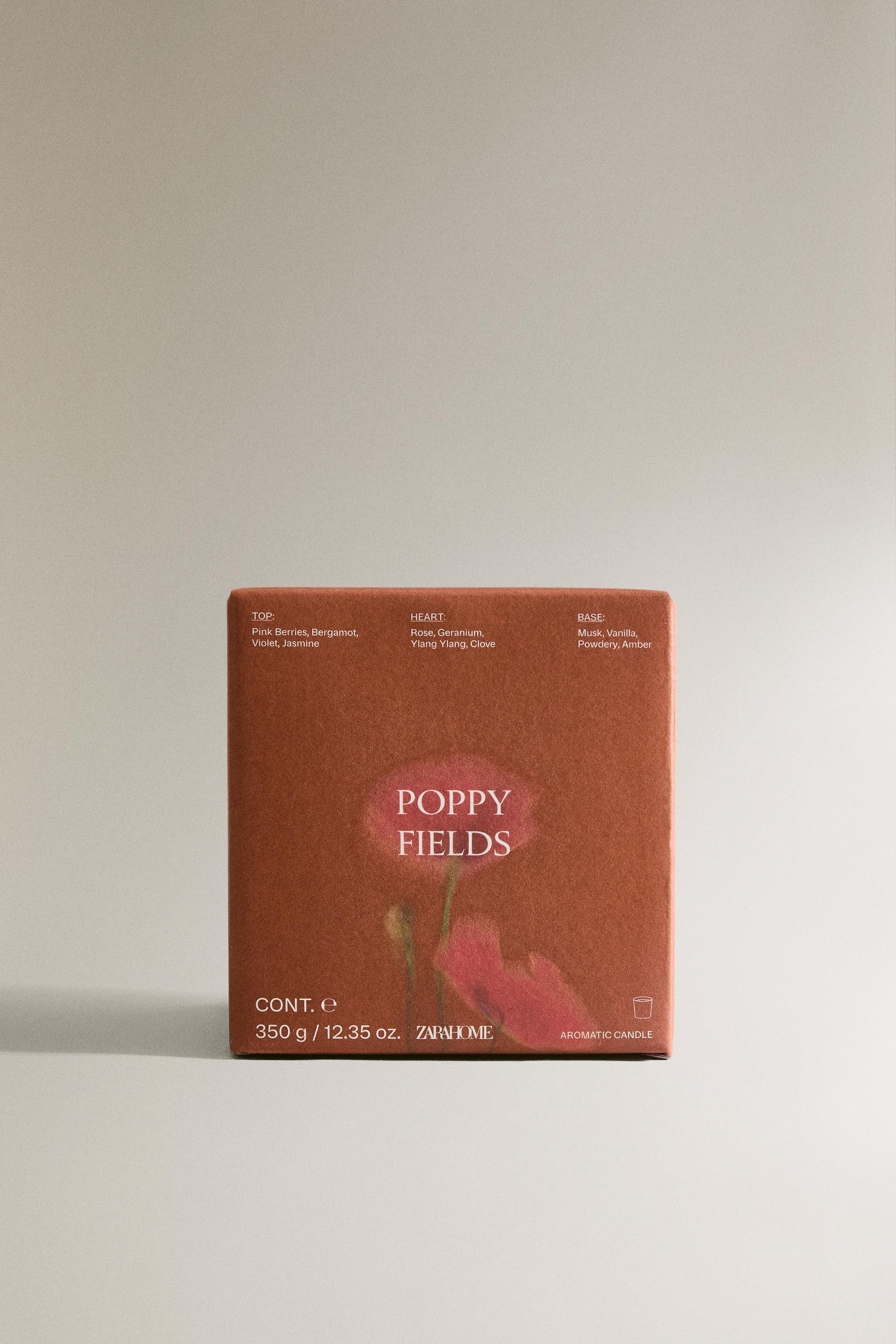 (350 G) POPPY FIELDS SCENTED CANDLE