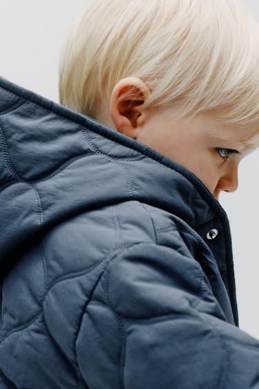 WATER-REPELLENT QUILTED JACKET - Blue by Zara